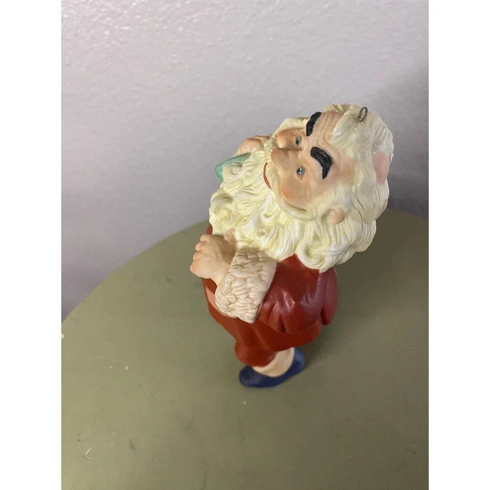 Favorite Santa Hand Painted Special Edition Hallmark Keepsake Ornament Vtg. 1987